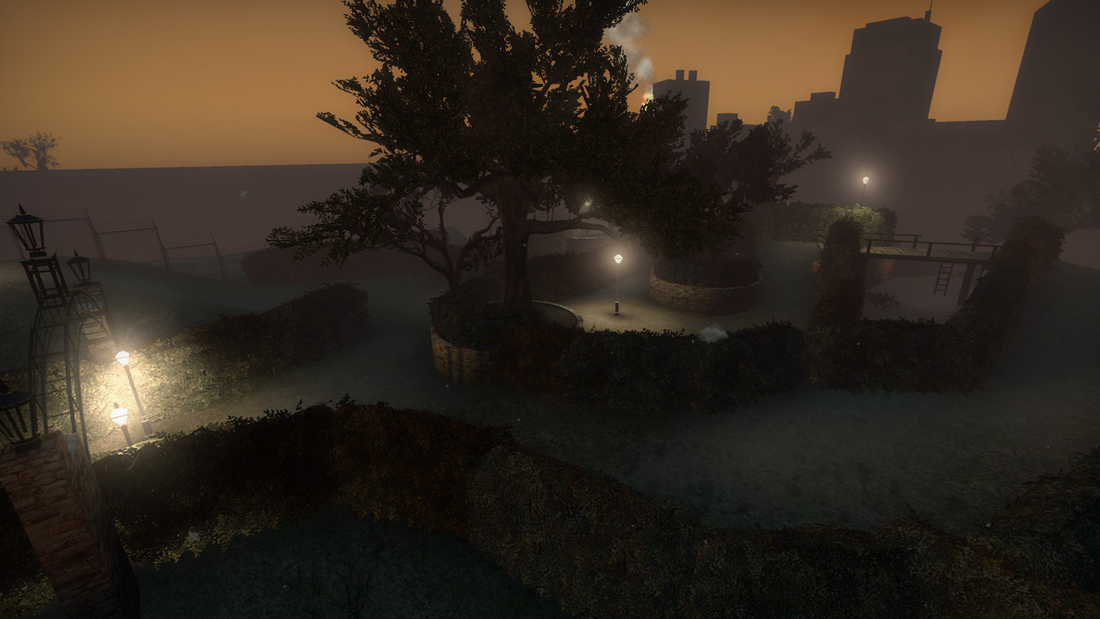 An image of the park maze.